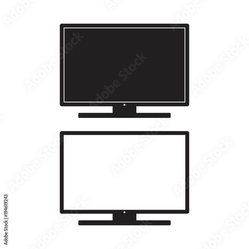 Television icon Vector Illu...