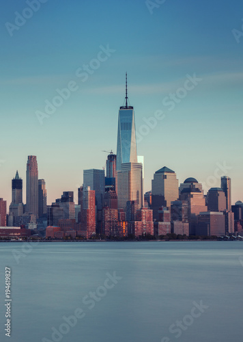 Night Skyline of New York City 