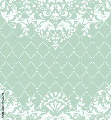 Abstract floral pattern. Vector seamless background. Perfect for invitations or announcements.