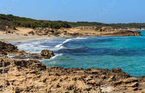Schilderij op canvas Beach Punta della Suina, Salento, Italy