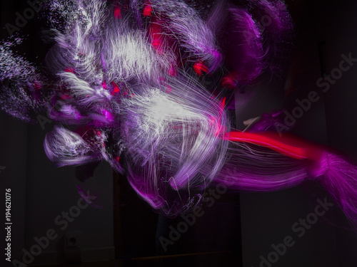 Light spectrum. Light painting