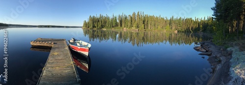 Panorama Northern Canadian Lake