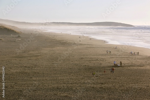 Misty California Coast Line