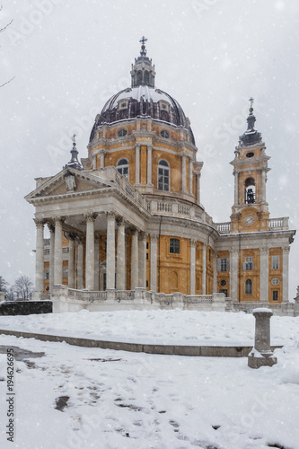 Basilica of Superga in Turin, Piedmont, Italy.