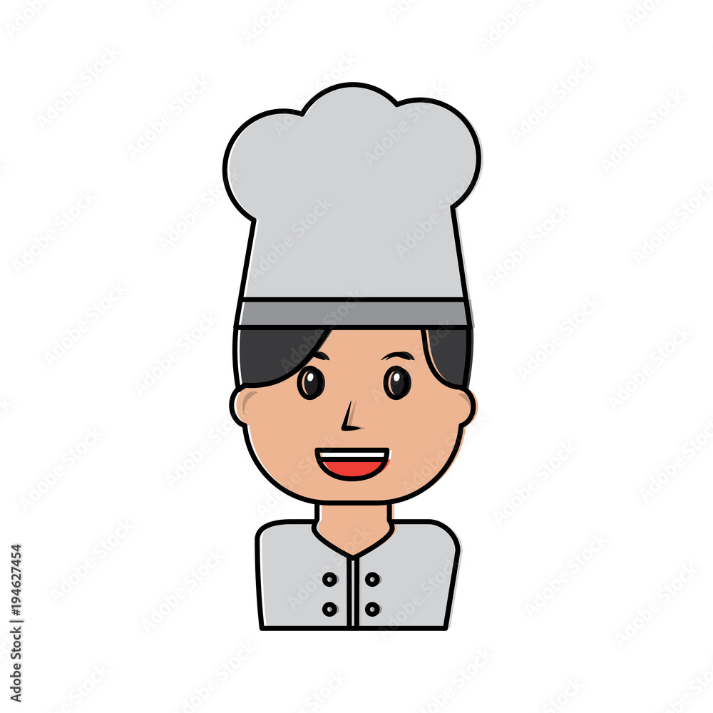 chef happy icon image vector illustration design chef happy icon image vector illustration design