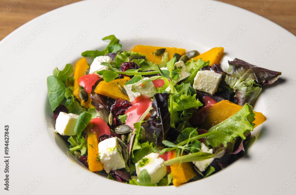 Greek salad close-up