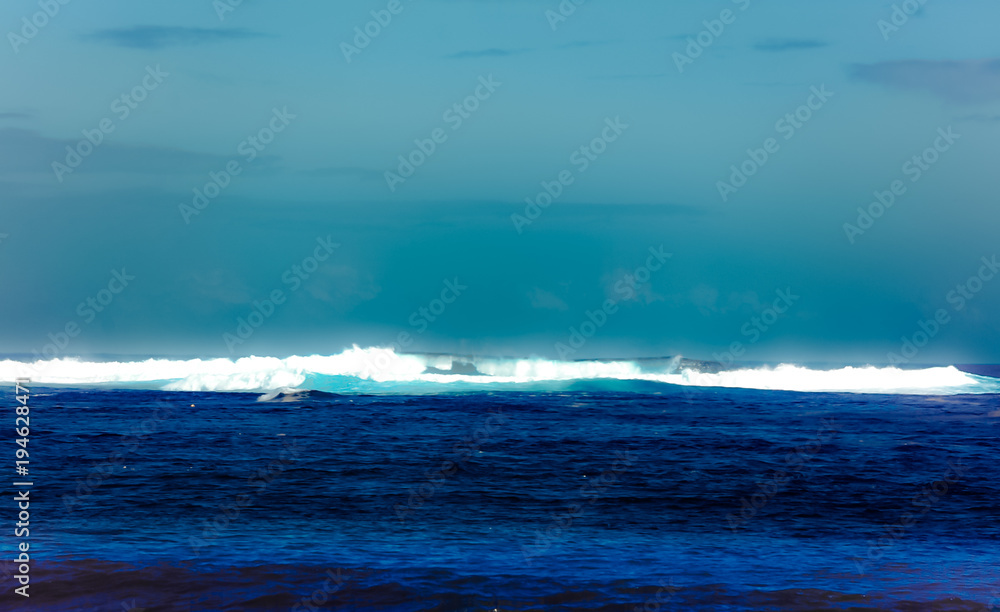 L OCEAN PACIFIQUE A TAHITI