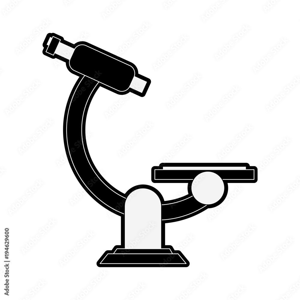 Microscope scientific tool vector illustration graphic design Microscope scientific tool vector illustration graphic design