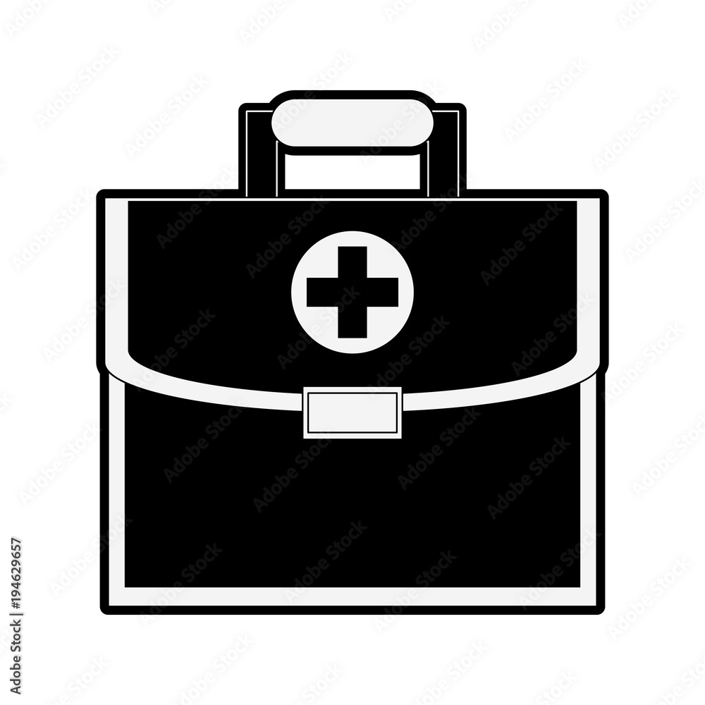 First aids suitcase vector illustration graphic design First aids suitcase vector illustration graphic design