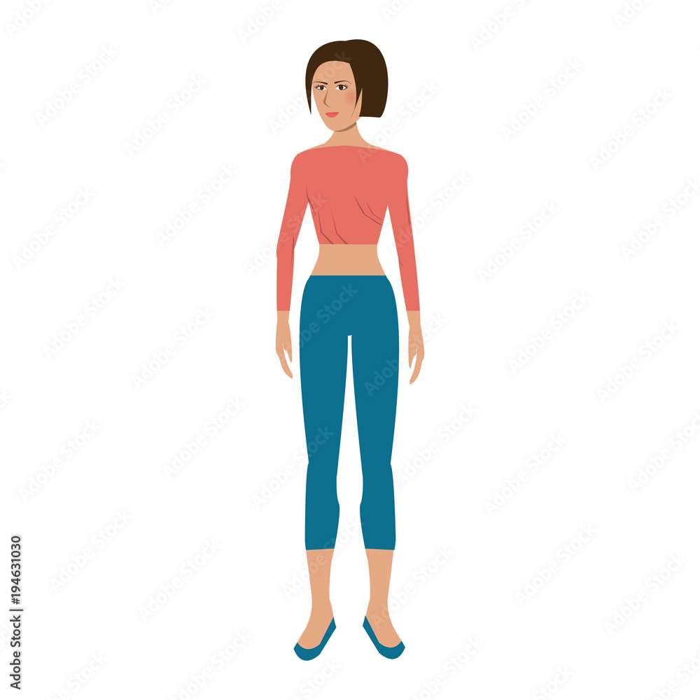 Fashion young woman vector illustration graphic design Fashion young woman vector illustration graphic design