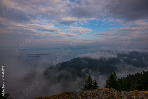 Orcas Island Clouds and Fog