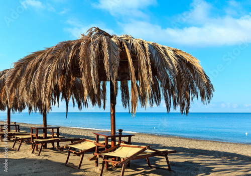 Tyrrhenian sea  beach  Campania  Italy