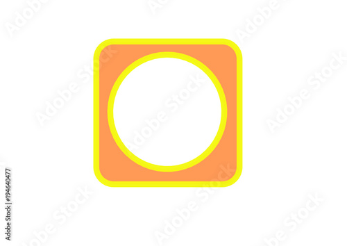 forma orange,jaune,carré