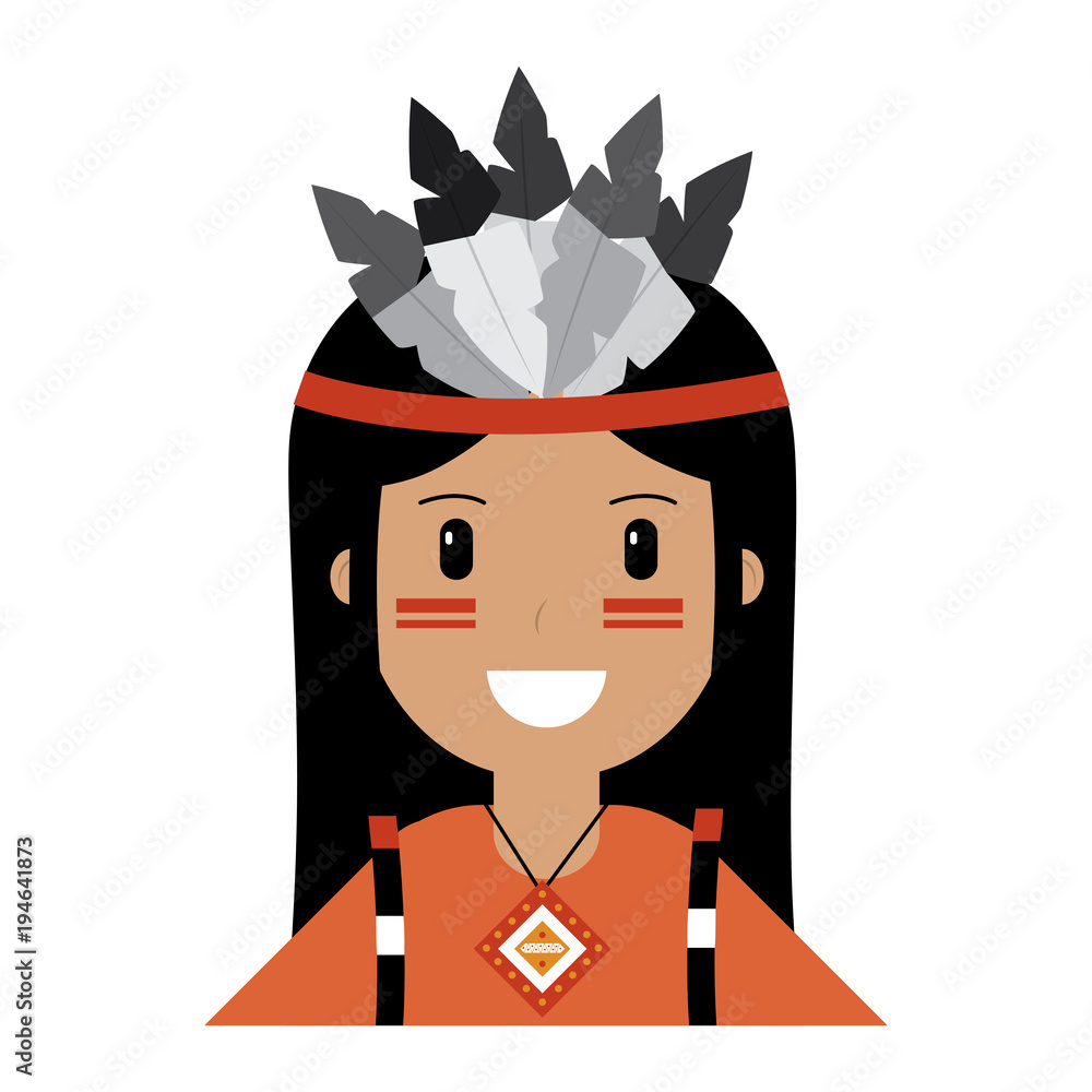 happy native american person icon image vector illustration design happy native american person icon image vector illustration design