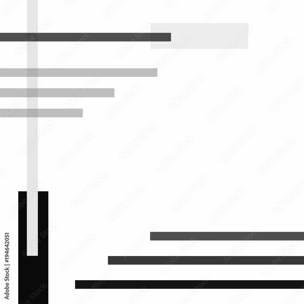 Gray geometric vector template with copy space. Modern abstract background with cross strips for conceptual design. Flat graphic. EPS10 illustration Gray geometric vector template with copy space. Modern abstract background with cross strips for conceptual design. Flat graphic. EPS10 illustration