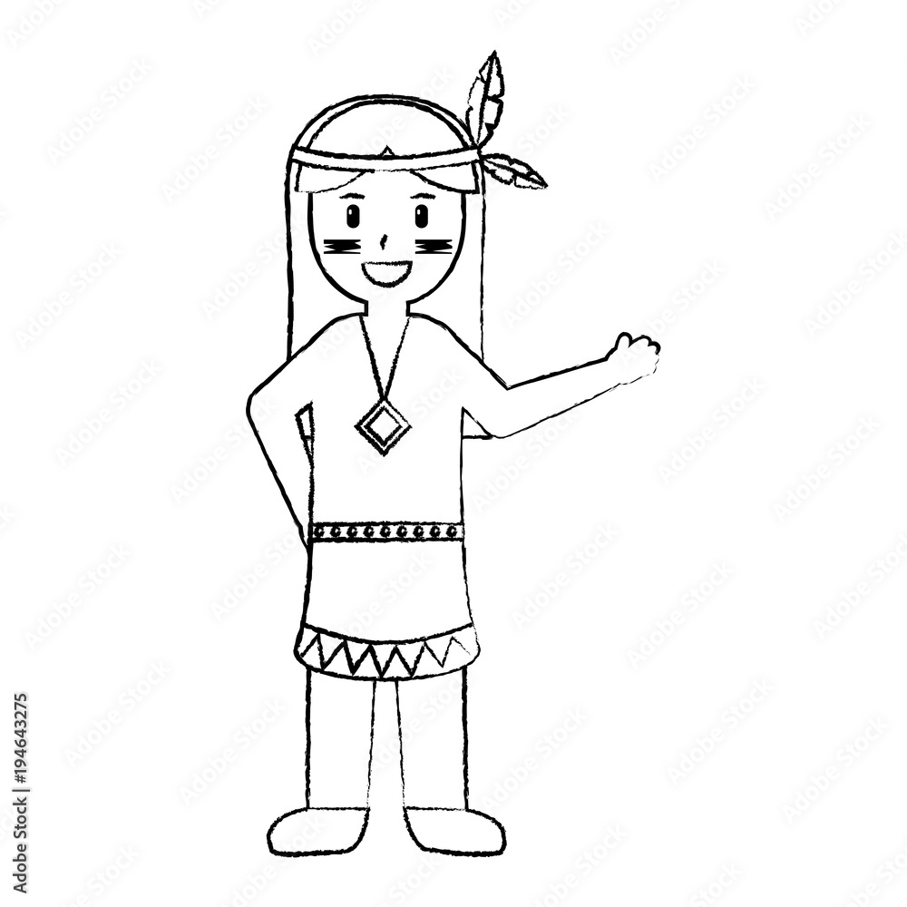 happy native american person icon image vector illustration design happy native american person icon image vector illustration design
