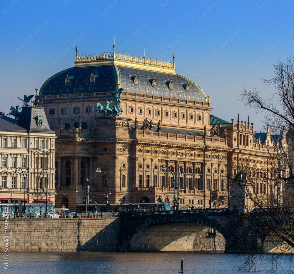 Fototapeta premium Czech National Theatre