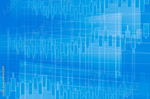 Stock market chart as a background for the site
