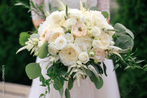 Bridal bouquet in hands