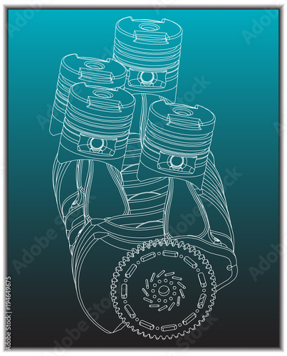 The car engine