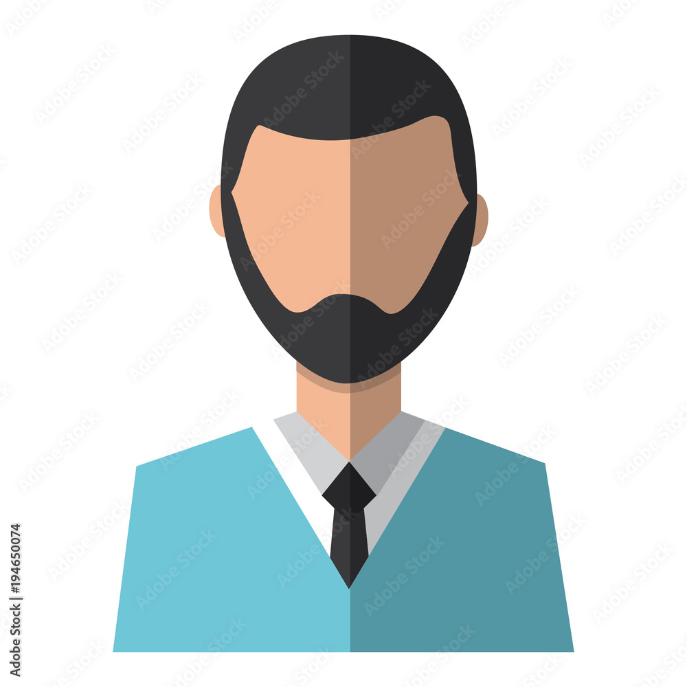 man with beard avatar profile icon image vector illustration design man with beard avatar profile icon image vector illustration design