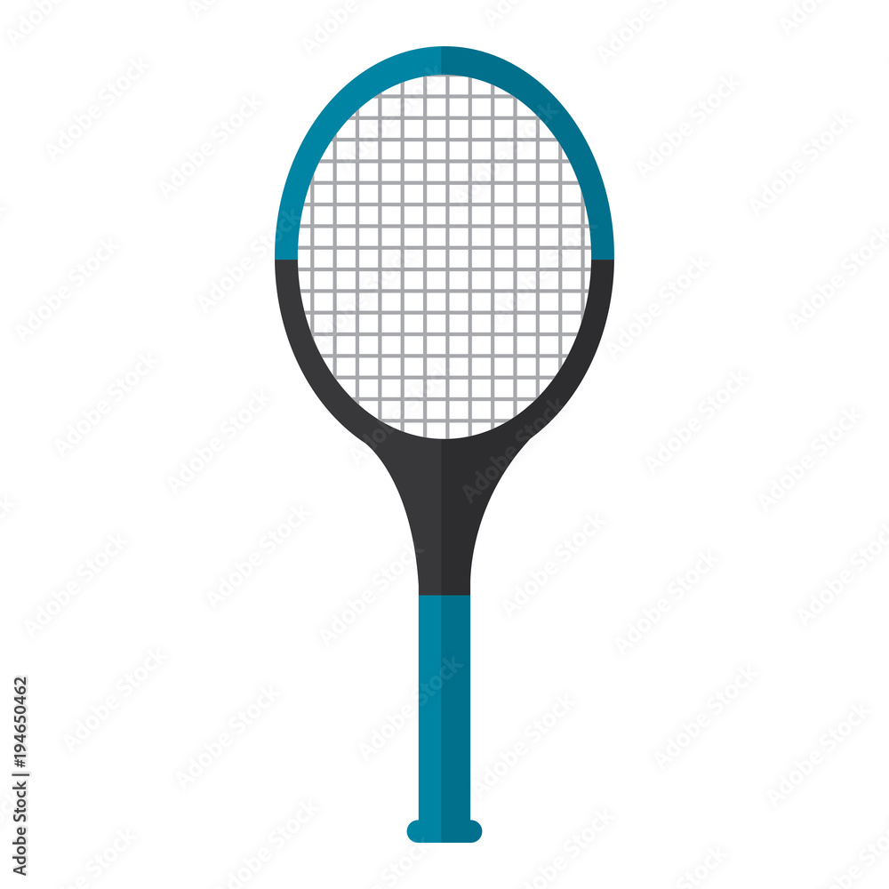 racket sport tennis equipment object vector illustration