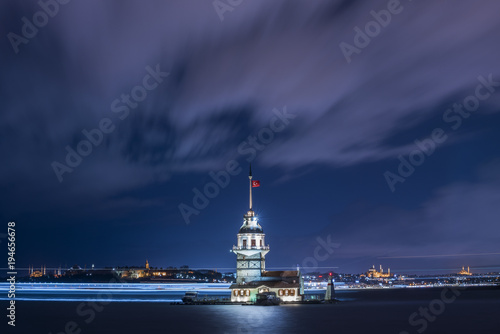 Maiden's Tower in Istanbul, Turkey (KIZ KULESI - USKUDAR)