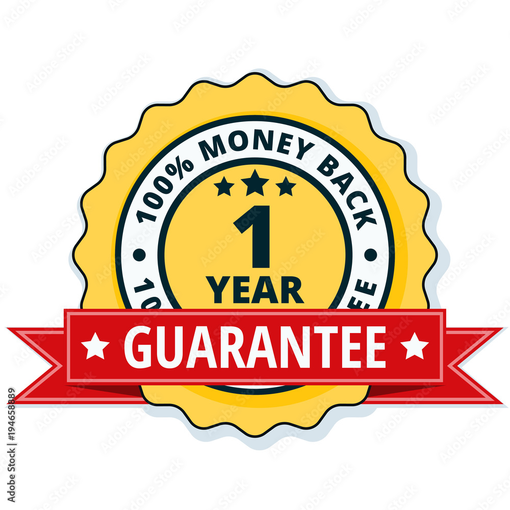 One year money back guarantee One year money back guarantee