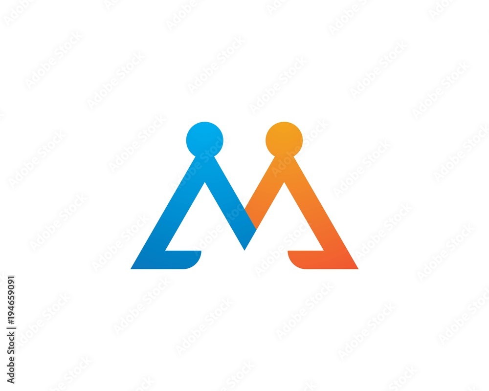 M Letter Logo Template M Letter Logo Template
