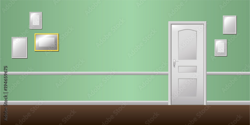 Interior, background, frames for photos and pictures, architectural ...