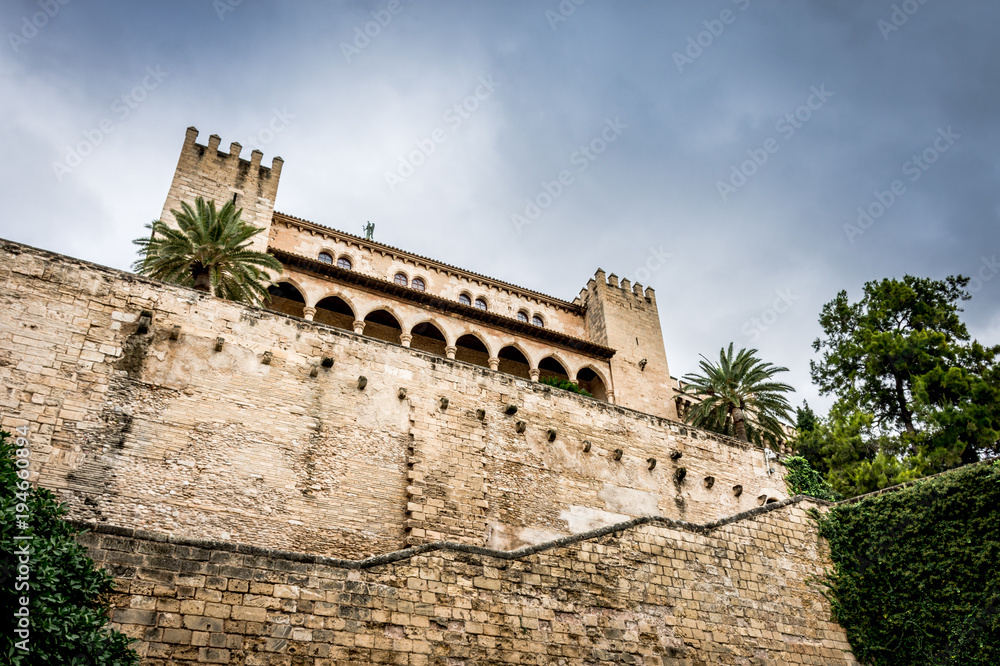 the gothic medieval cathedral of Palma de Mallorca, Spain