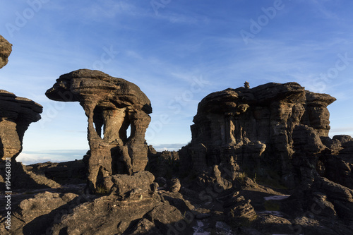 Rock formations, Mount Roraima, Canaima National Park.