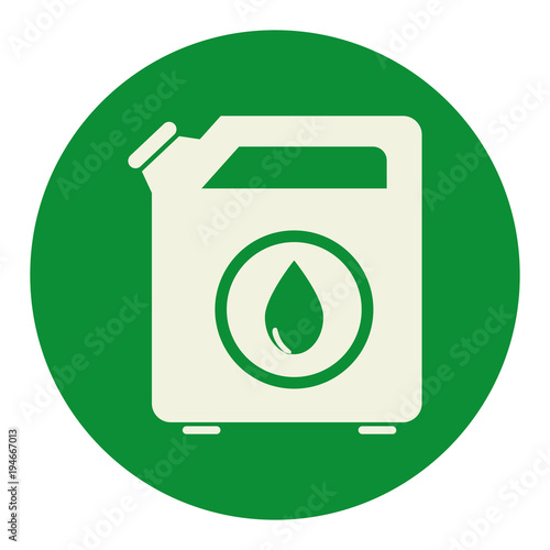 oil galon tank icon vector illustration design