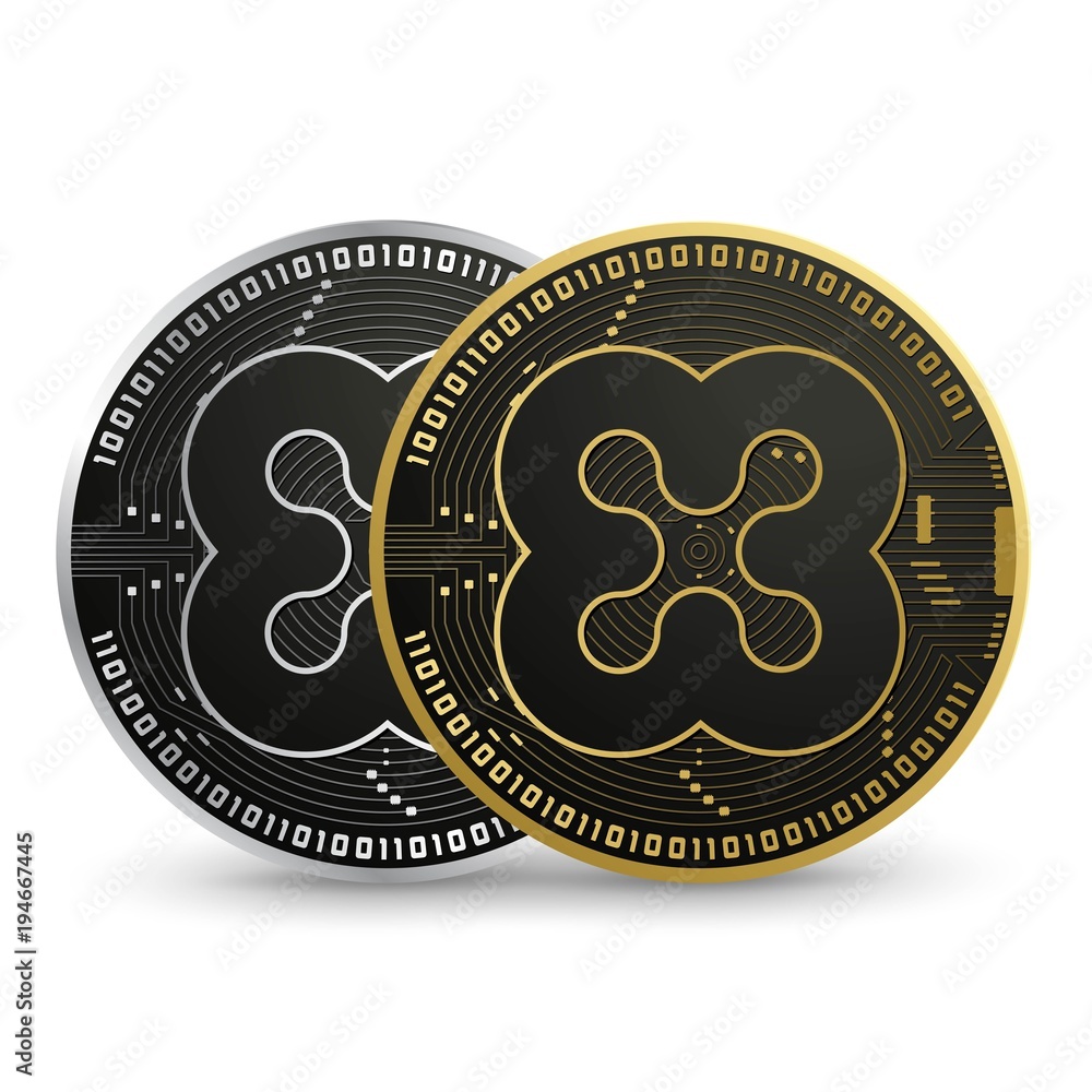 Fototapeta premium Ethos Digital currency vector