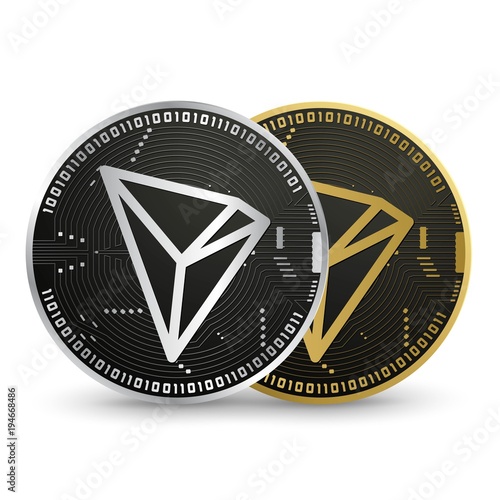 Tron Digital currency vector