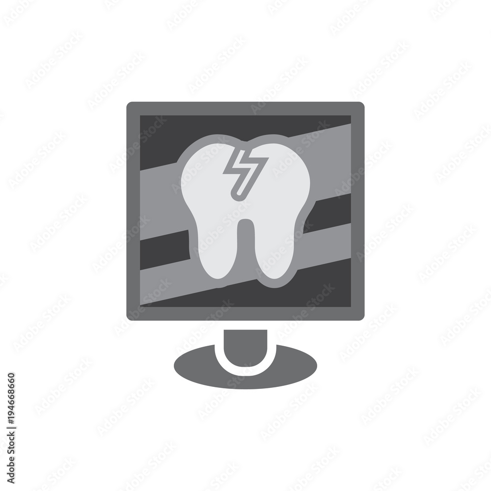 Dental Computer Logo Icon Design Dental Computer Logo Icon Design
