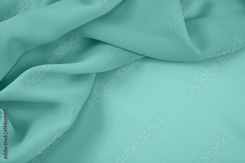 Texture satin fabric green ...