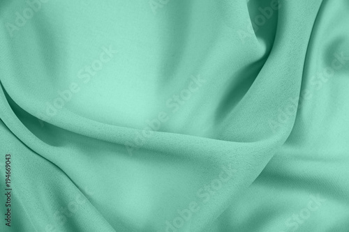 Texture satin fabric green ...