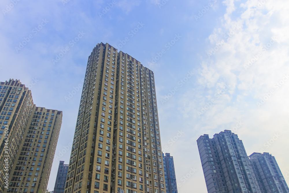High-rise buildings in the city of Chongqing in China