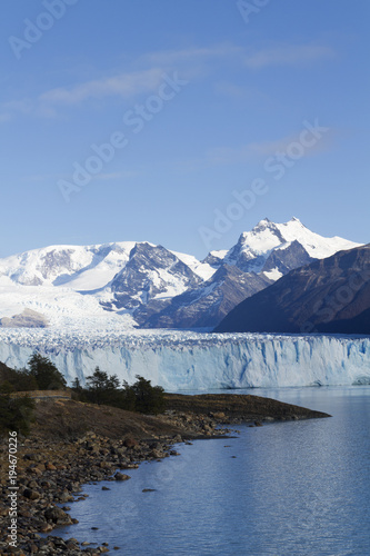Perito Moreno Glacier near El Calafate In Argentina.