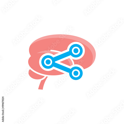 Share Brain Logo Icon Design Free Download Share Brain Logo Icon Design - GFXLoad
