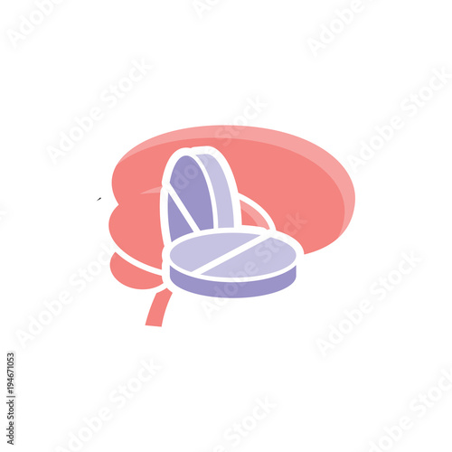 Medicine Brain Logo Icon Design