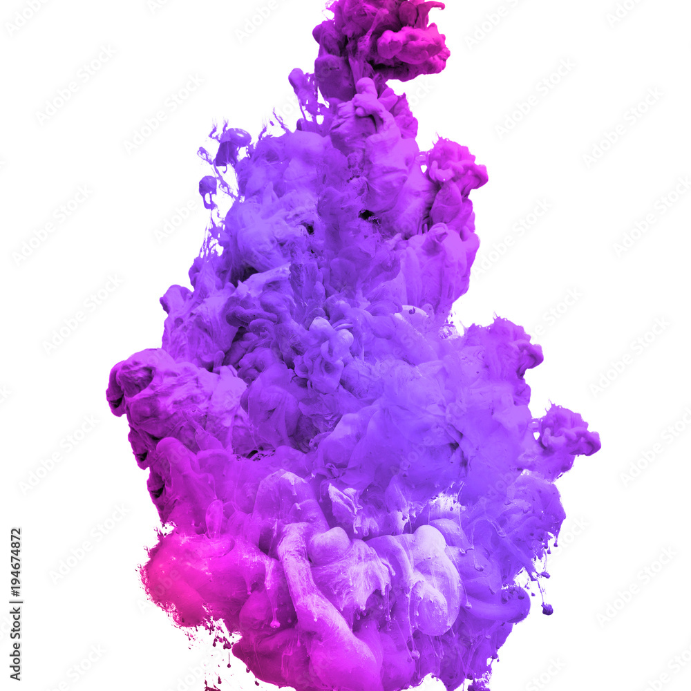 colorful smoke, ink explosion in water, ink in water colorful, paint in water