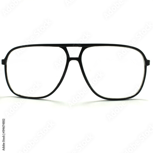 Eyeglasses with black rim