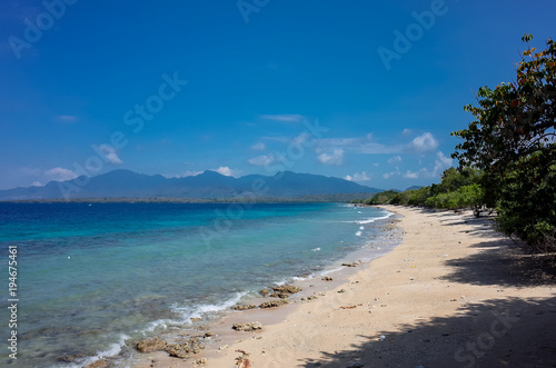 Menjangan peninsula, a national park in west side of Bali, Indonesia