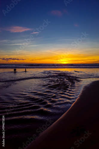 Sunset in Bali, Indonesia