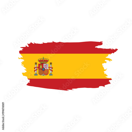 spain flag, vector illustration