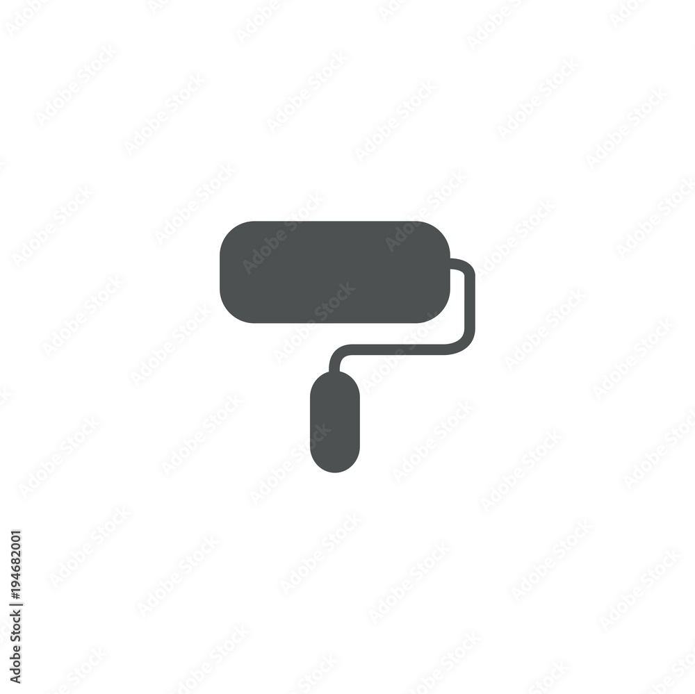 roller brush icon. sign design roller brush icon. sign design