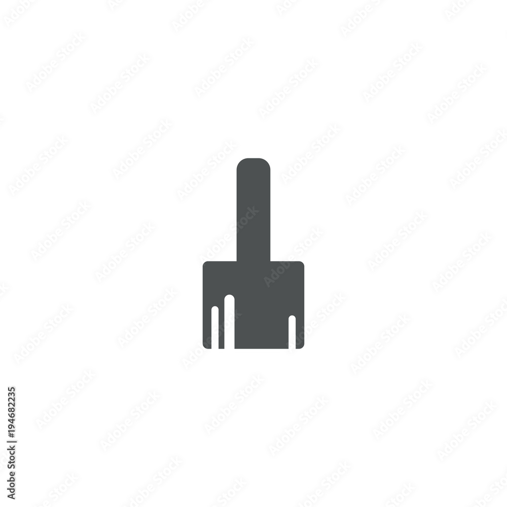 brush icon. sign design brush icon. sign design