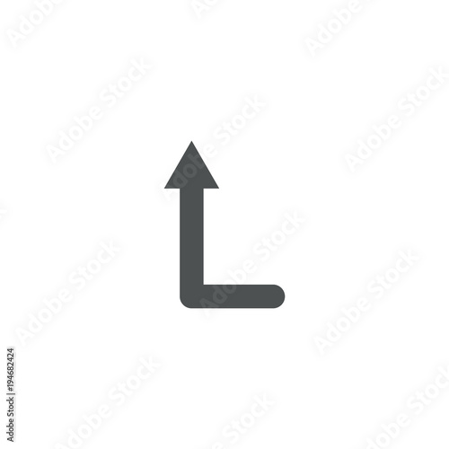 up icon. sign design